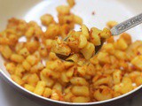 Spicy Garlic Potato Fry, Lehsun Aloo Fry