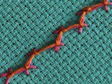 Tied Herringbone Stitch In Hand Embroidery Stitches (Step By Step & Video)