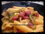 Rivisitazione della Carbonara con Lonzino di Maiale e Zucchine