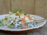 Asparagus, Smoked Salmon and Cream Cheese Pasta