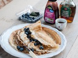 Blueberry and Vanilla Cheesecake Pancakes