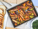Feed a Crowd: Sausages Baked with Squash {Eat the Week}