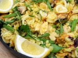 Nigella’s ‘Pantry Paella’ with Veg Box Runner Beans