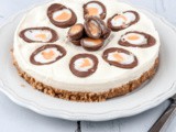 No-Bake Creme Egg Easter Cheesecake