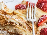 Polish Sweet Cream Cheese Pancakes (Nalesniki)