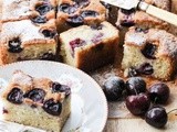 Seasonal Cherry and Almond Traybake