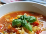Sweetheart Cabbage & Basil Soup