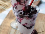 Very Berry Cherry Sundaes – with a Fresh Cherry Compote