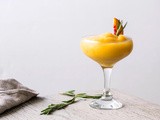 Vitamix Frozen Peach and Rosemary Margarita {Great British Chefs}