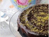 We Should Cocoa: Vegan Chocolate Cake with Pistachio Nuts (From Leon Baking & Puddings)