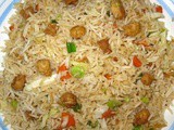 Chicken Egg Fried Rice Preparation