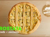 Crostata ricotta e gocce di cioccolato • Ricotta cheese and chocolate chips Pie