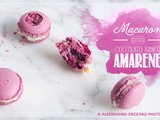 Macarons cioccolato bianco e amarene Fabbri • French Macarons with white chocolate ganache and fabbri black cherry