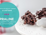 Praline di corn flakes e amarene Fabbri • Chocolate black cherry cluster