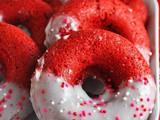 Baked Red Velvet Donuts
