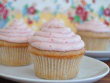 Baking with Bangs - Strawberry Cupcakes with Strawberry Cream Cheese Frosting
