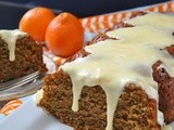 Butternut Squash Olive Oil Cake with Clementine Glaze