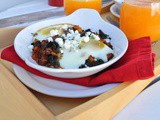 Carrot & Kale Hash with Broiled Eggs