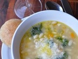 Emeril's One-Pot Blogging Party: Tuscan White Bean Soup with Broccoli Rabe- Post 8