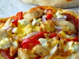 Garlic Herb Chicken Pizzas + [Giveaway]