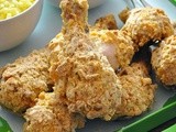 Potato Chip Oven-Fried Chicken