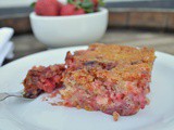 Ruby's Rhubarb Crunch Cake