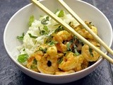 Shrimp with Fresh Basil, Thai Style - Lodge Cookbook Review & Giveaway