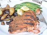 Spice Rubbed Grilled Salmon