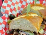 Spicy Beer Braised Oxtail Sliders with Broccoli Slaw