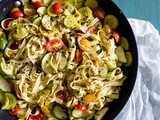 Summer Vegetable Pesto Pasta