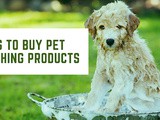 Buying your dog’s bathing products