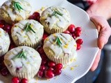 Cranberry Orange Muffins with Rosemary