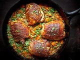 Crispy Berbere Chicken with Ethiopian Lentils