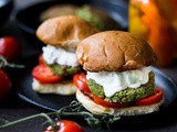 Falafel Burgers with Tzatziki