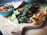 Grilled Steak Tacos with Cilantro Chimichurri Sauce