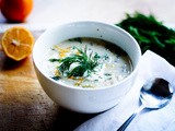 Lemony Chicken Soup with Orzo, Dill and Coriander