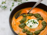 North African Carrot Soup with Chermoula