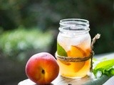 Peach and Elderflower Sangria