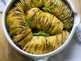 Rosemary Garlic Hasselback Potatoes