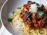 Slow Cooker Turkey Mushroom Bolognese