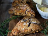 Smokey Cheddar Scones with Rye, Caraway & Caramelized Onions