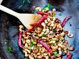 Wok-Seared Cashews with Scallions and Sesame