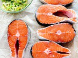 Garlicky Citrus Salmon Steaks