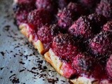 Raspberry Galette with Dark Chocolate