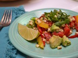 Summer Salad with Roasted Corn & Avocado