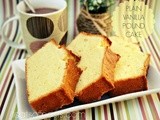 Plain Vanilla Pound Cake