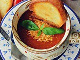 Roasted Tomato and Basil Soup