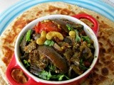 Brinjal/  Eggplant Cashew Curry In 15 Minutes