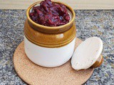 Cranberry Thokku with Manga Inji/ Cranberry and Mango Ginger Spread