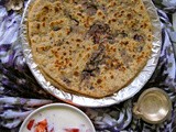 Gobi Paratha/ Cauliflower Paratha : Its a Purple Gobi / Cauliflower Partha